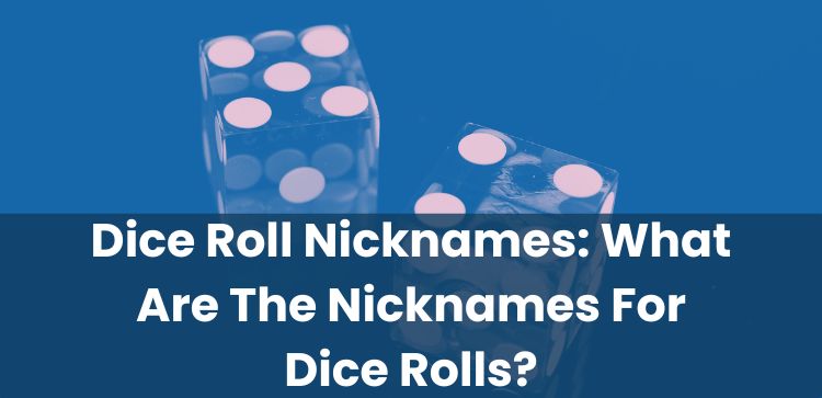 Dice Roll Nicknames: What Are The Nicknames For Dice Rolls?